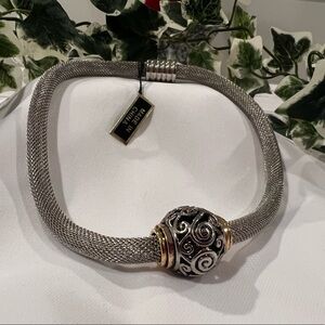 - VINTAGE fashion jewelry/ silver necklace